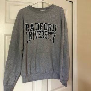 Radford University Champion Grey Crewneck